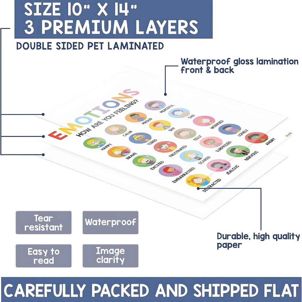 Dazzilia™ 12Pcs Calm & Focus Wall Posters