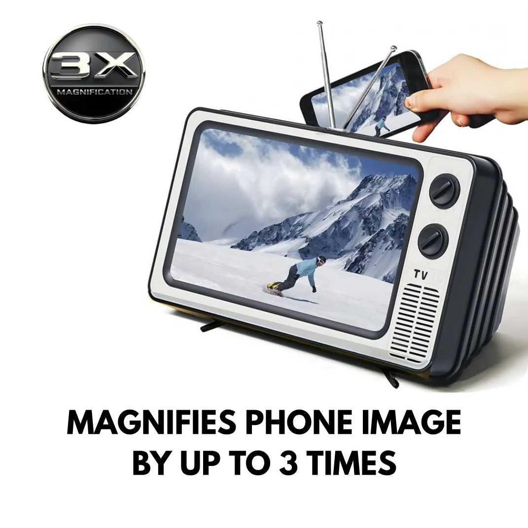 Retro TV Phone Screen Magnifier™